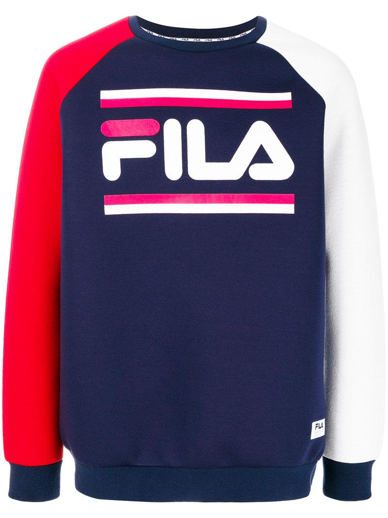 fila tri colour hoodie