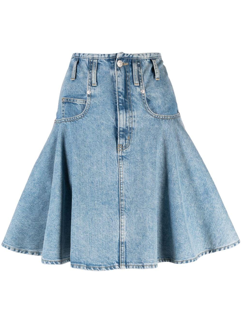 Moschino deals denim skirt