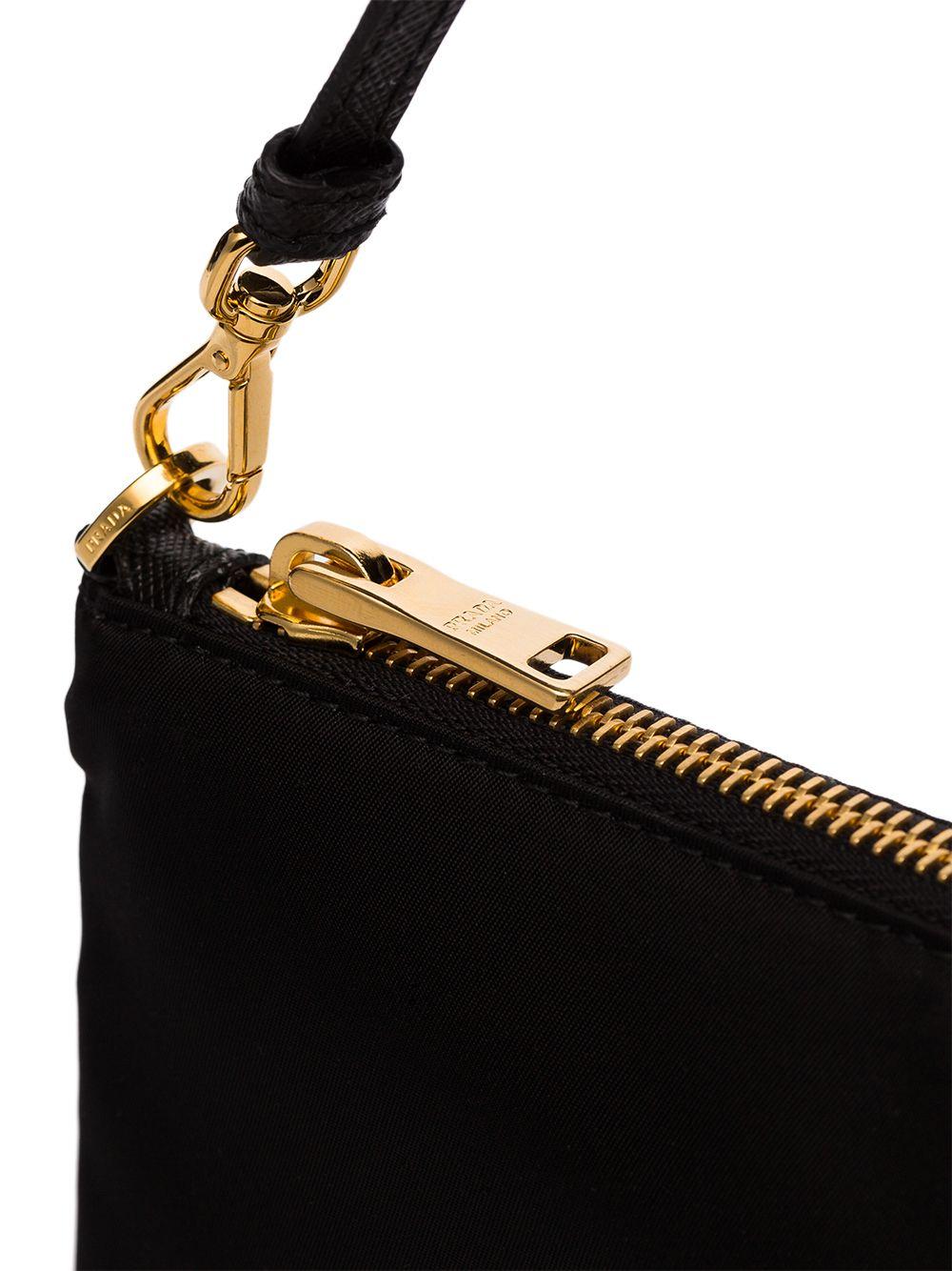 prada mini vega logo plaque bolsa