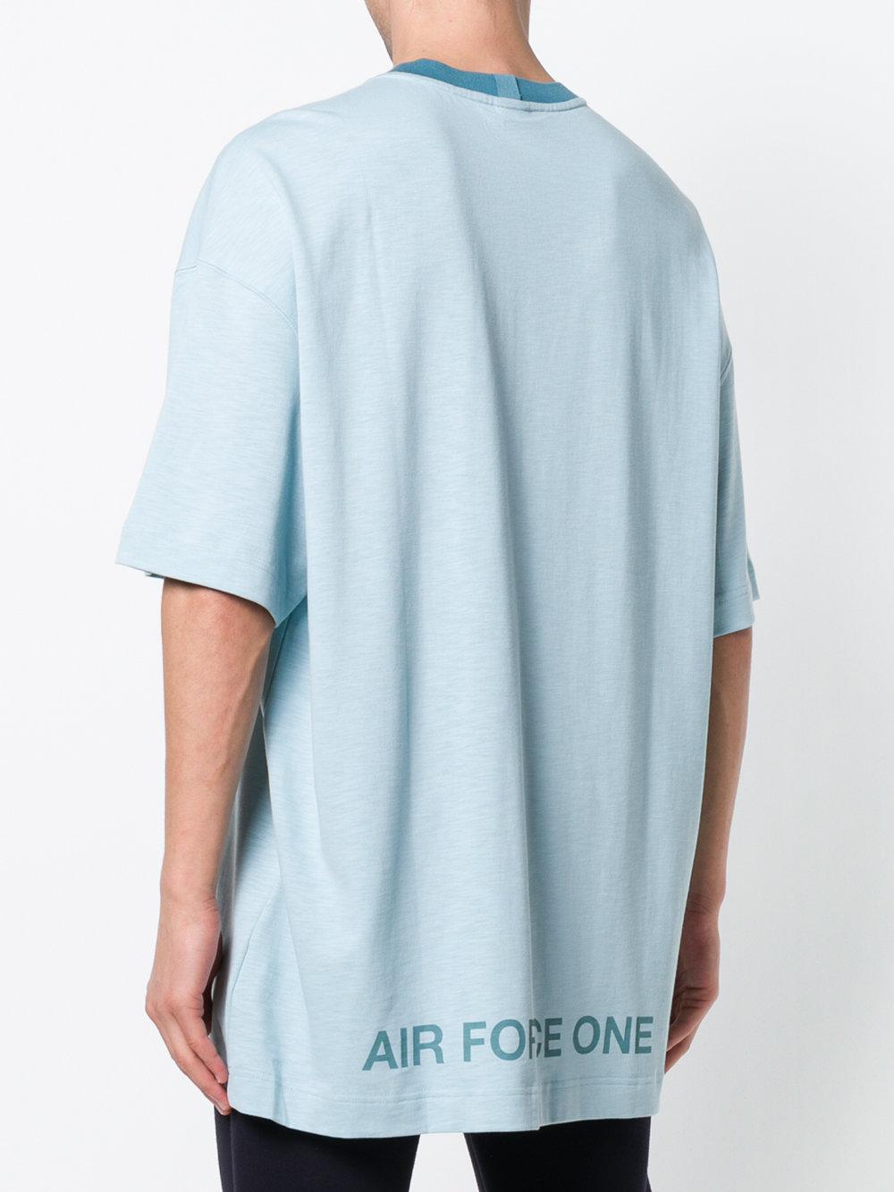 Nike Cotton Oversized T-shirt in Blue for Men | Lyst
