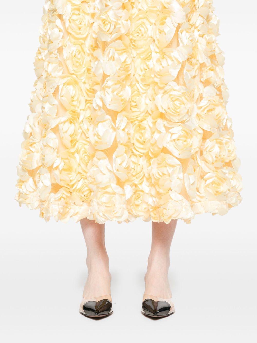 ROTATE BIRGER CHRISTENSEN Sun Maxi Skirt in Yellow | Lyst