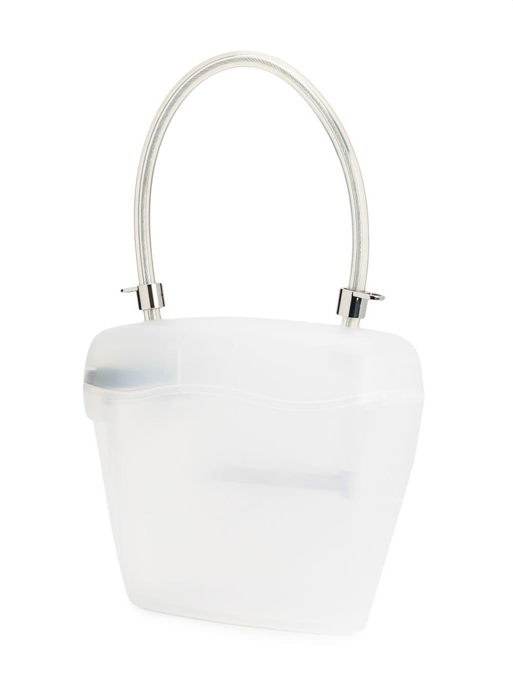 Palm Angels Transparent Padlock Tote in White | Lyst