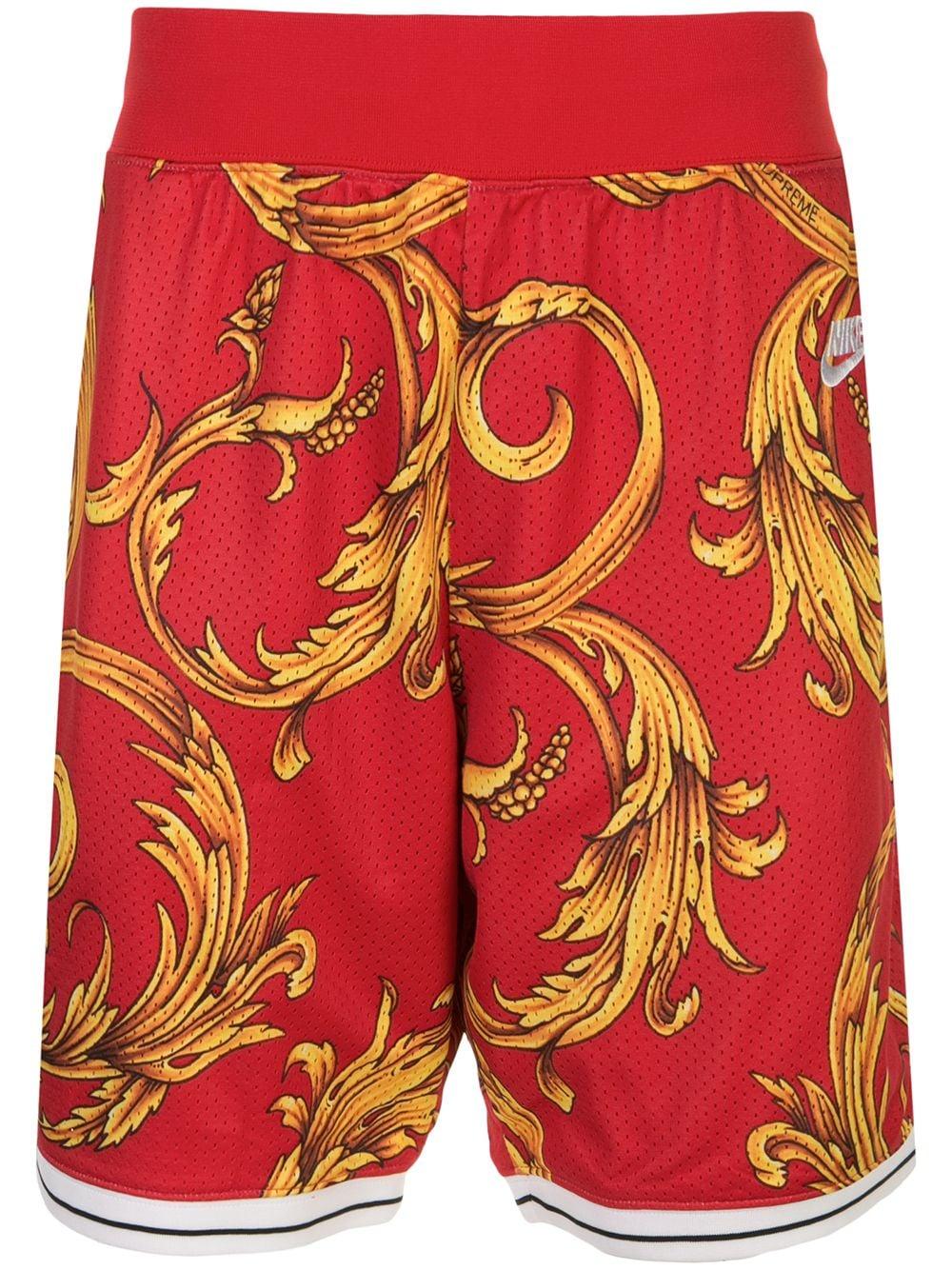 Supreme X Nike Sports Shorts in Red for Men | Lyst