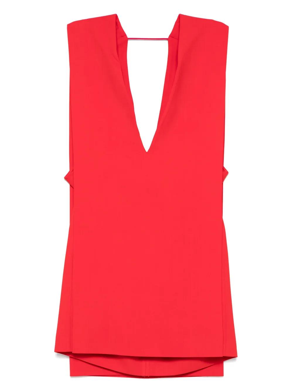 ワンピース SPORTMAX 'Agrume1234' dress Red Short stretch viscose dress - RUNWAY, red | Sportmax