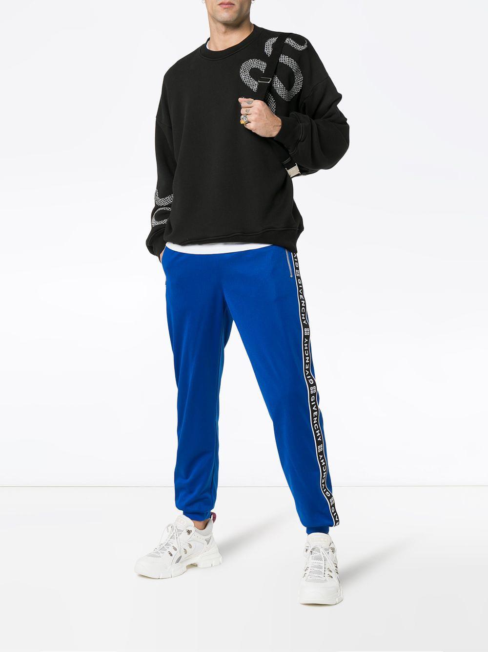 Givenchy Logo Stripe Track Pants in 
