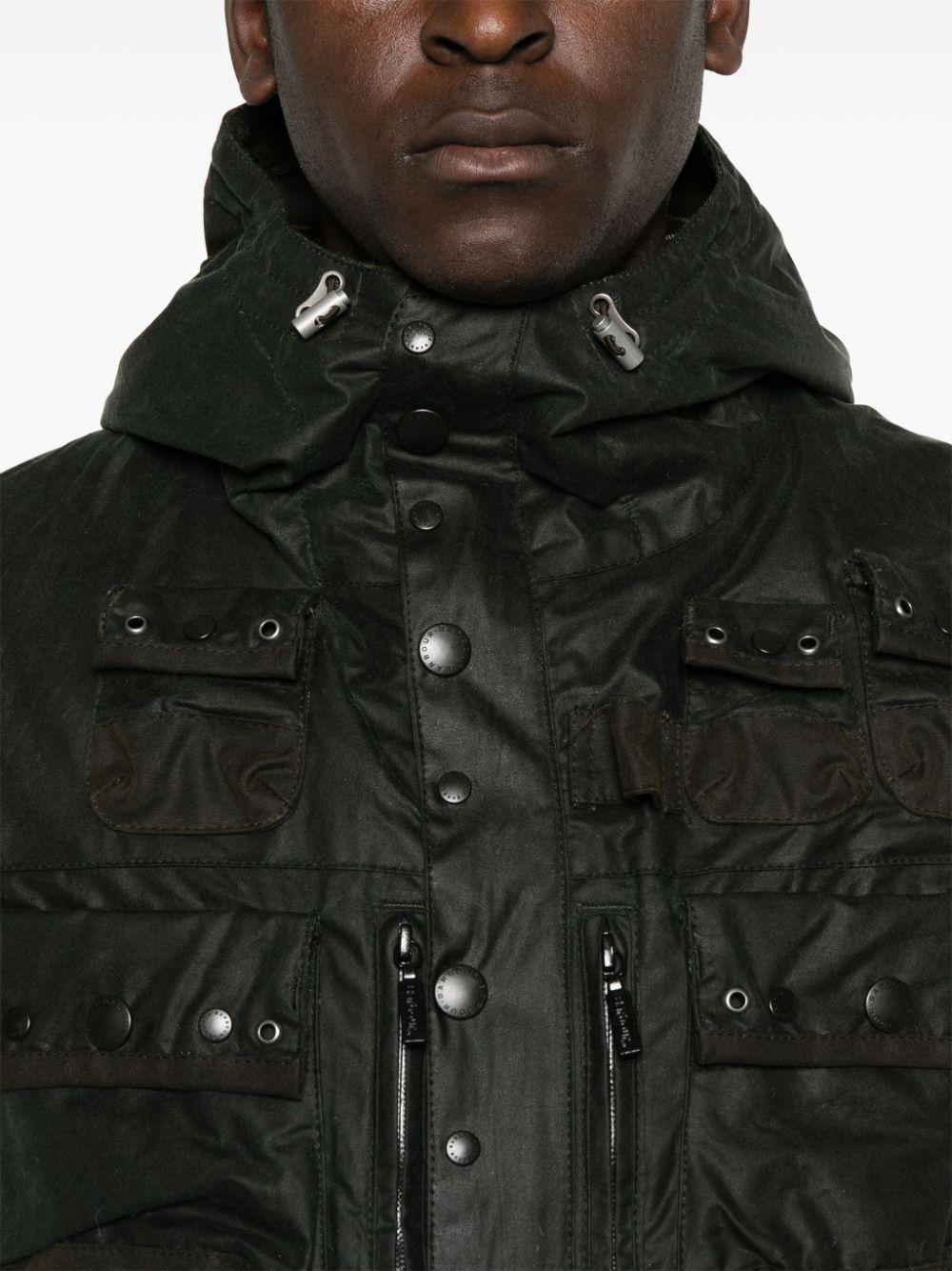 Barbour X To Ki To Waxed Military Jacket in Black for Men | Lyst