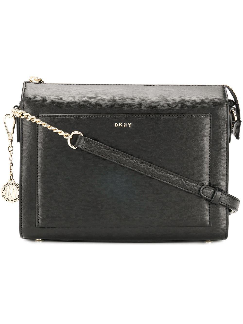 Donna Karan Leather Briant Crossbody Bag in Black Lyst