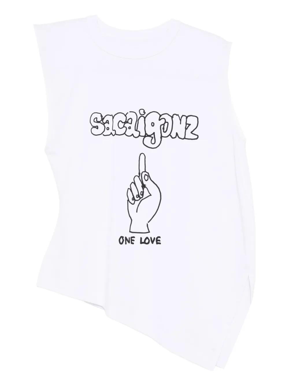Sacai Sleeveless and tank tops for Women | Online Sale up to