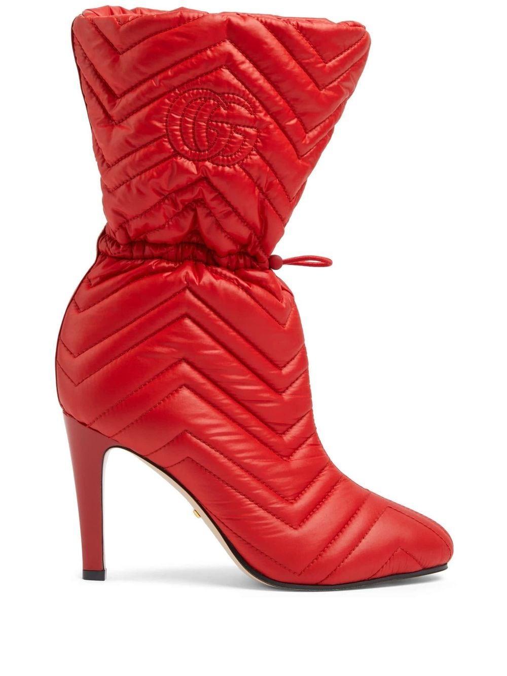 Gucci boots clearance red