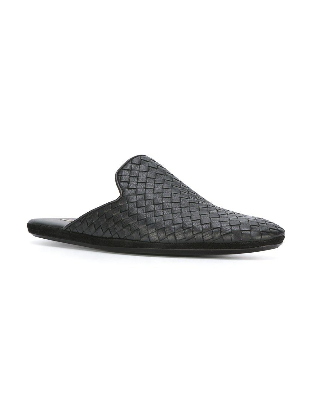 Bottega Veneta Fiandra Slippers Men Calf Leather leather 41 in Black for Men Lyst Canada