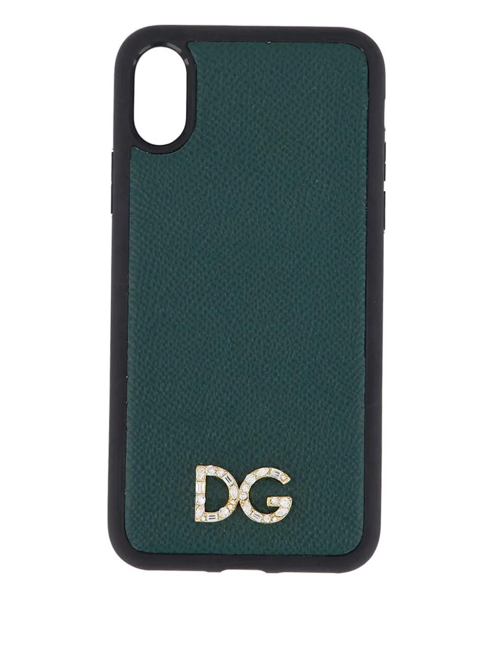Dolce & Gabbana☆DGエンボスロゴ iPhone 13 Pro Maxケース 緑 Dolce & Gabbana☆DGエンボスロゴ iPhone 13 Pro Maxケース 緑