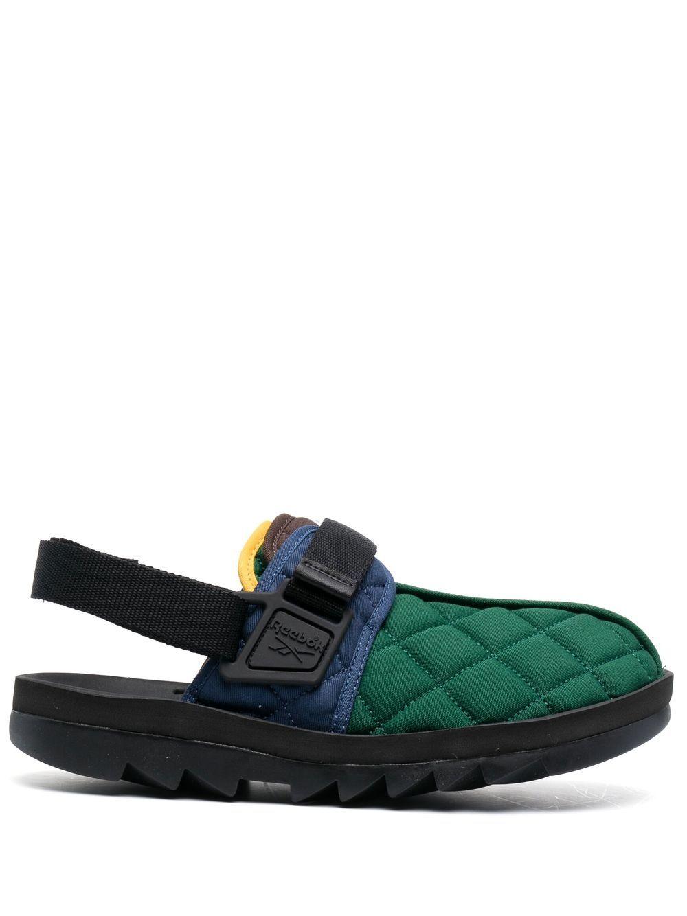 Reebok Colourblock Quilted Closed Sandals in Green for Men Lyst