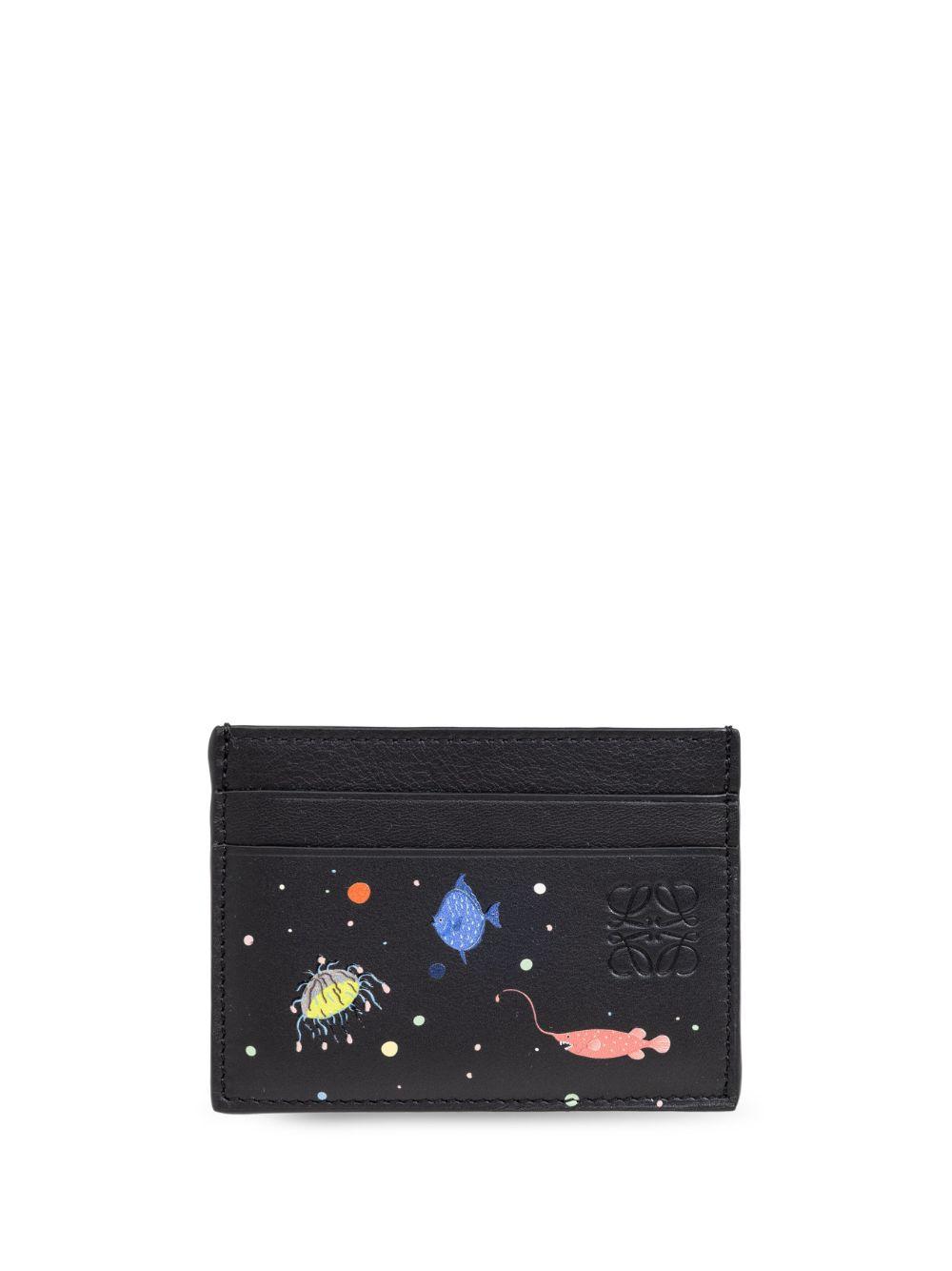 Loewe X Suna Fujita Deep Sea Card Holder in Blue for Men | Lyst