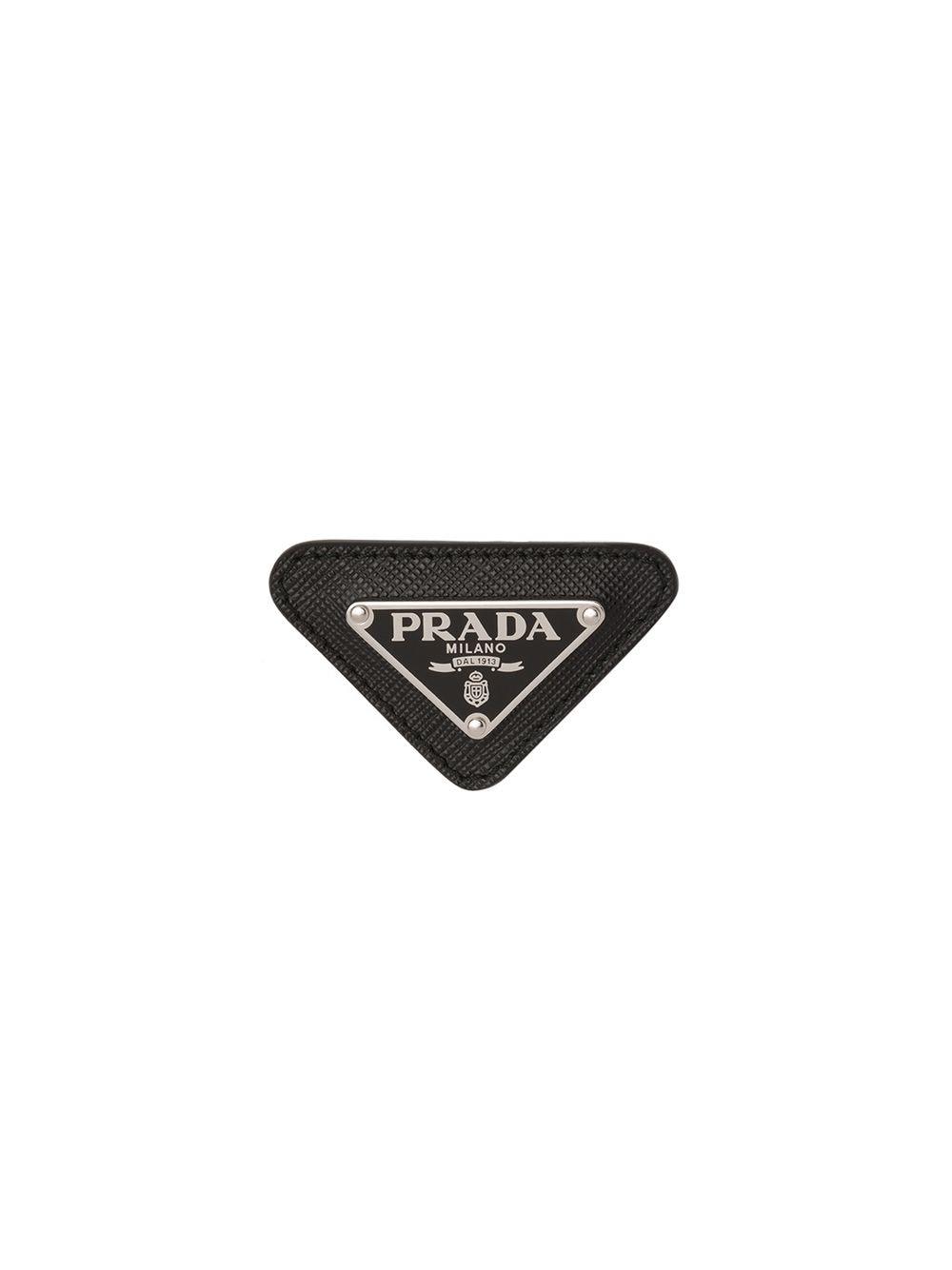 Prada Enamel Logo-Plaque Tie Clip - Black, Silver-Tone Metal Tie Pins and  Clips, Pins - PRA755398