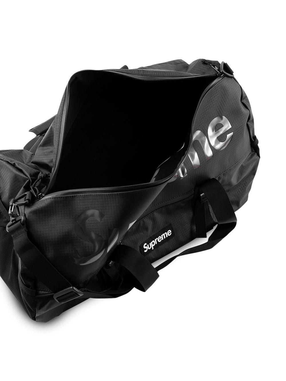 Supreme Black SS17 Duffle Bag – On The Arm