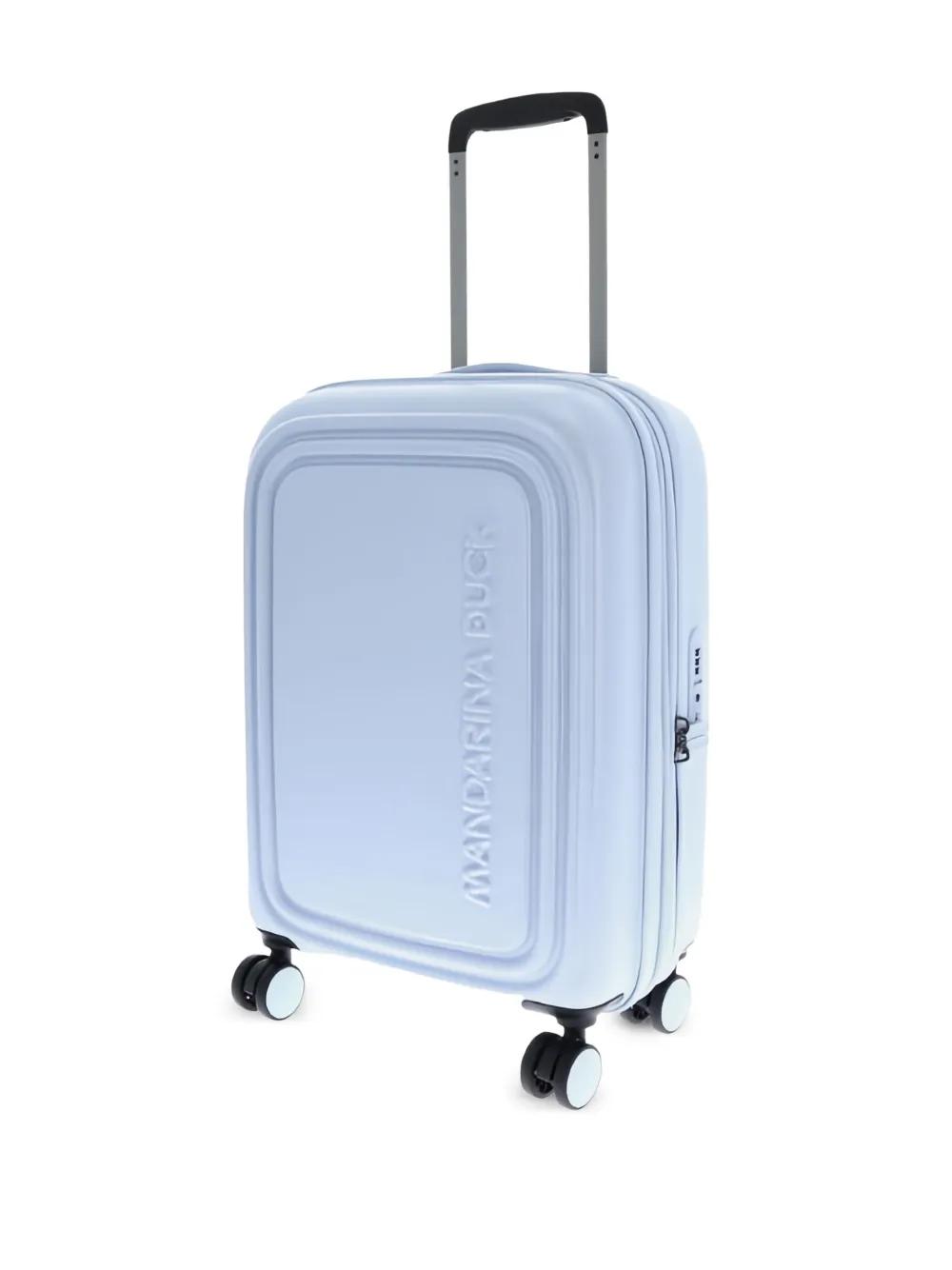 Valise Cabine Mandarina Duck – Logoduck Expandable – Blanc Cassé (neuve)