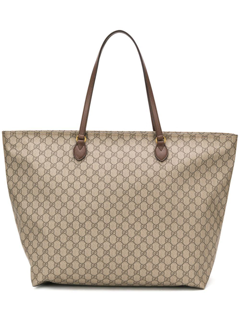 gucci monogram canvas tote