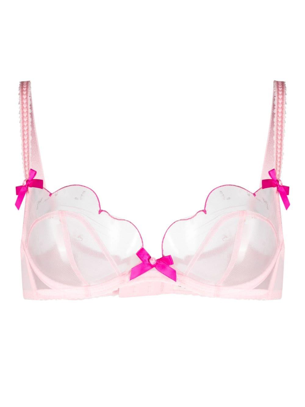 Agent Provocateur Lorna Sheer Bra in Pink | Lyst