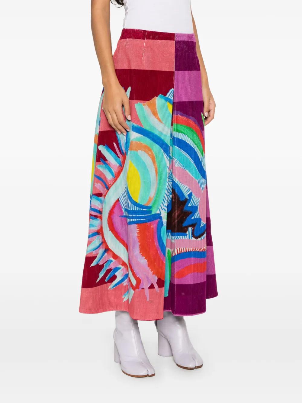 Jupe Mi-longue Rianna + Nina Taille S – Soie Et Coton, Boutonnée Devant, Neuve Avec étiquettes