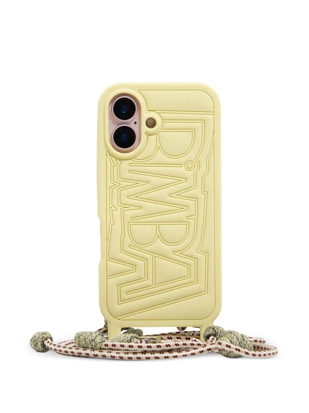【BIMBA Y LOLA】シリコンスマホケース/iPhone 14 iPhone 14 Plus silicone case pink logo
