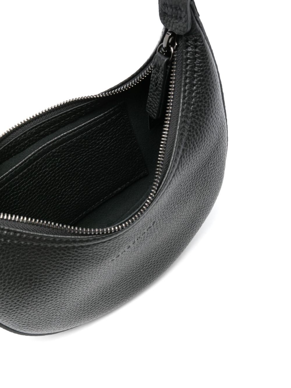 Longchamp Small Roseau Essential Hobo Bag in Black