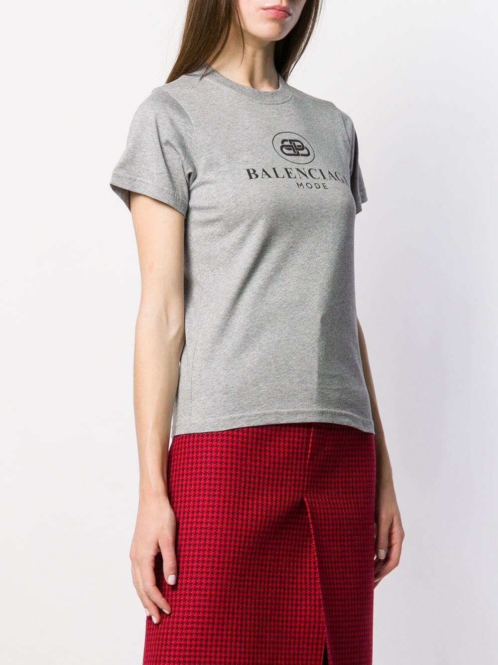balenciaga grey t shirt