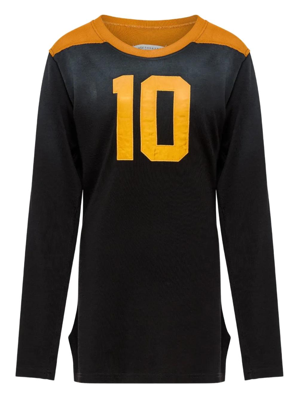 トップス Maison Margiera dark gray long sleeve T Maison Margiela Long-sleeve T-shirt | Men's | Vitkac