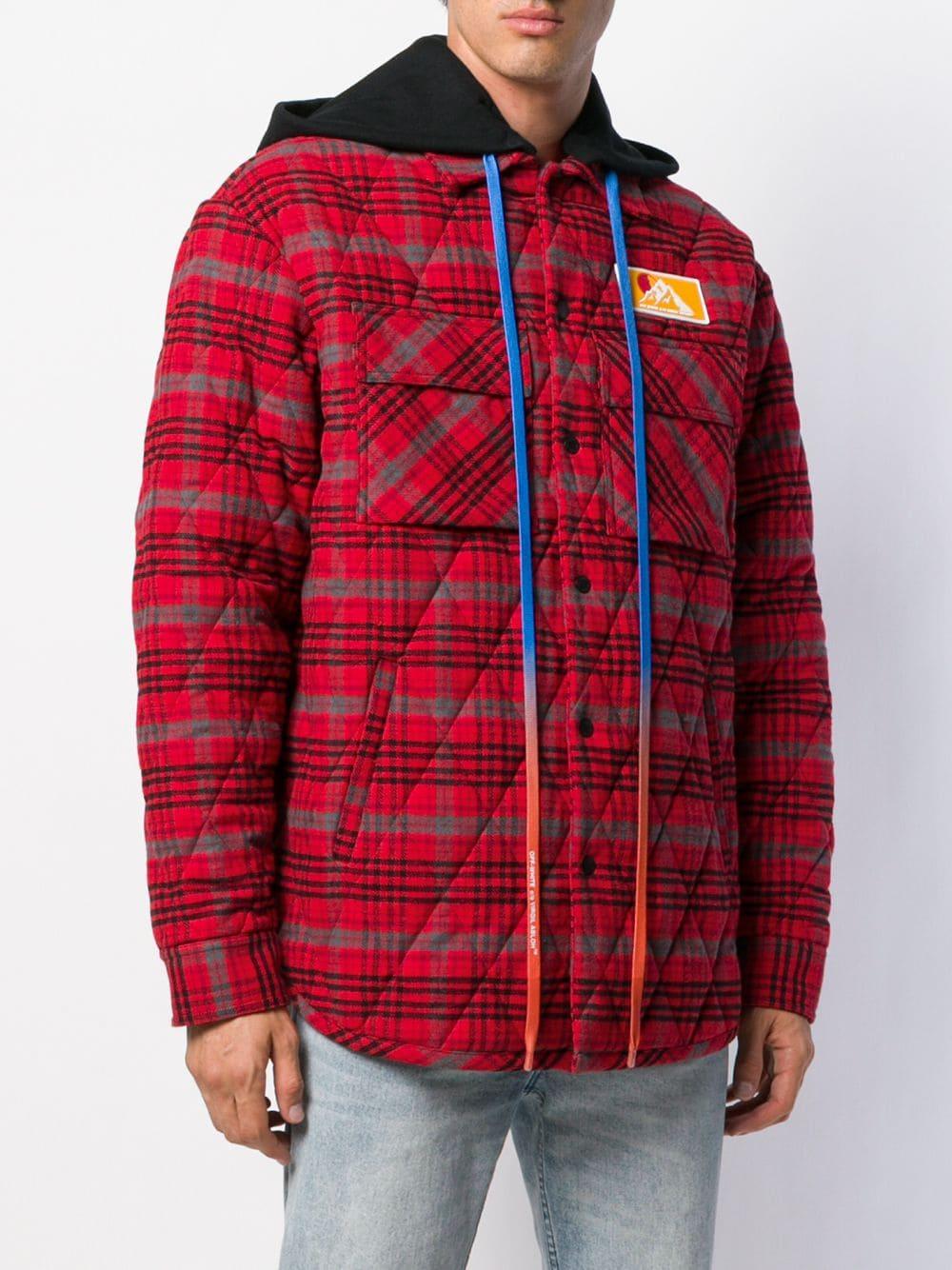 off white flannel jacket