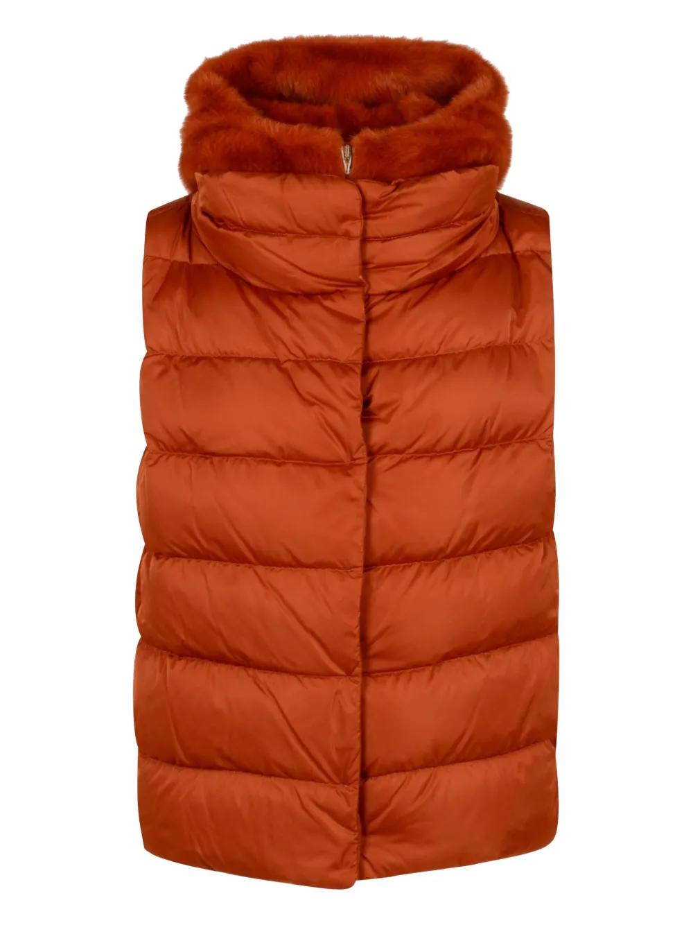 ブルゾン Herno Fringe-Accented Wool Gilet With Nylon Pockets Herno Fringe-Accented Wool Gilet With Nylon Pockets | ShopSimon