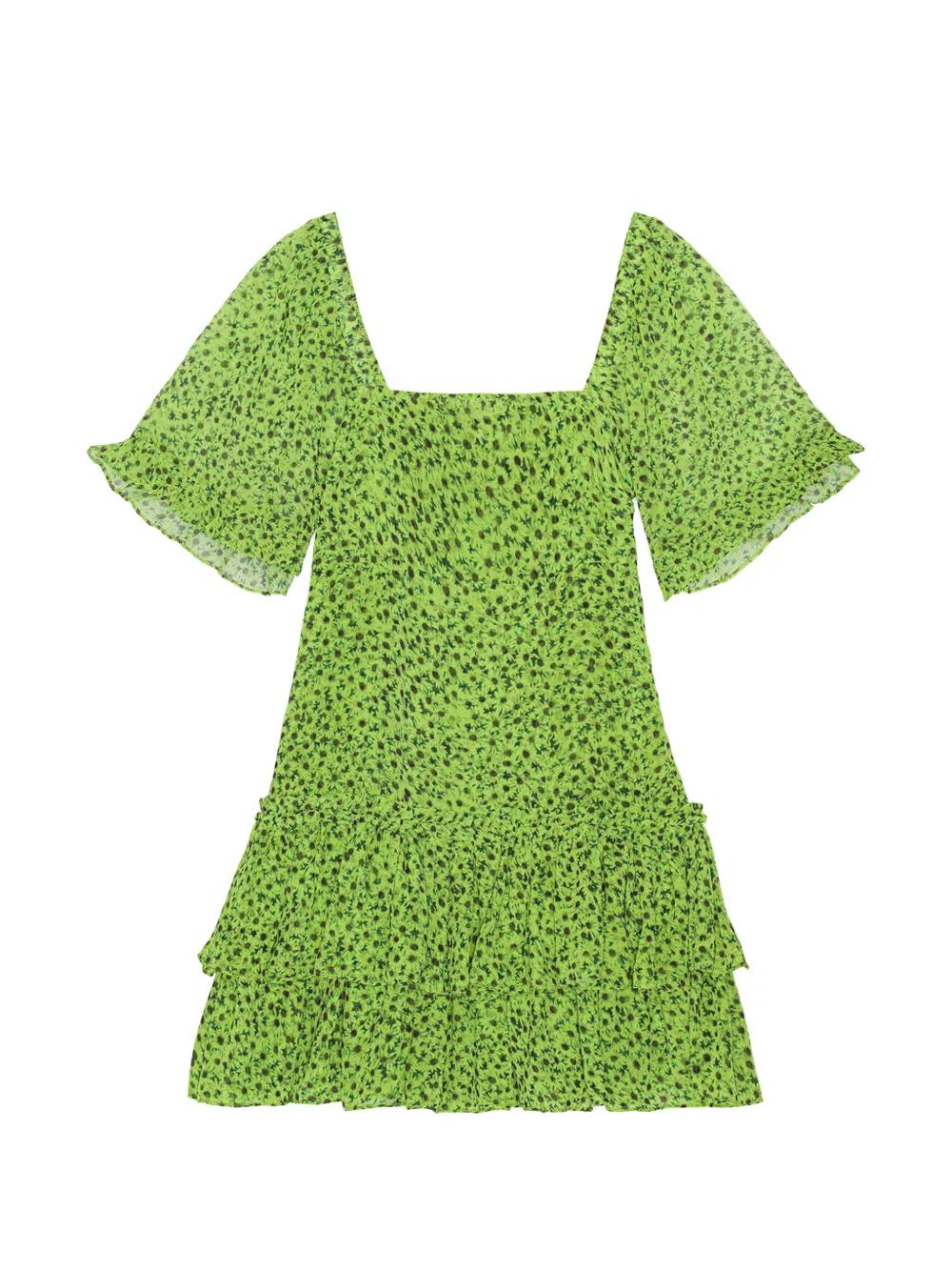 Green Ganni Dresses for Women | Lyst