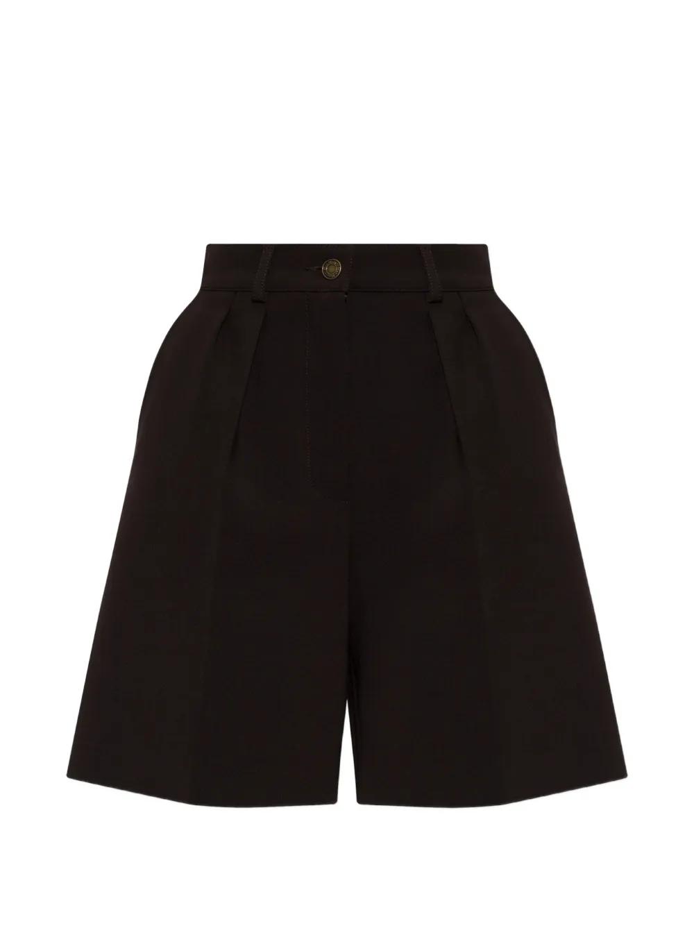 Max Mara コットン プリーツ ハーフパンツ レディース Max Mara ハーフパンツ | オンラインセールは最大63%オフ
