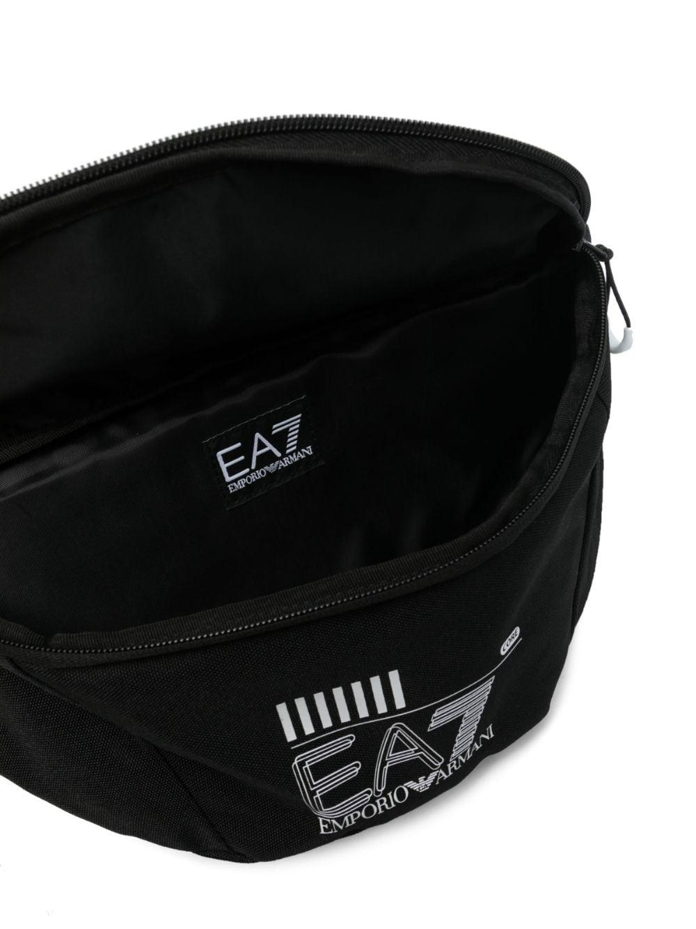 Ea7 Emporio Armani logo print jumper - IetpShops Morocco - Backpack with  logo EA7 Emporio Armani