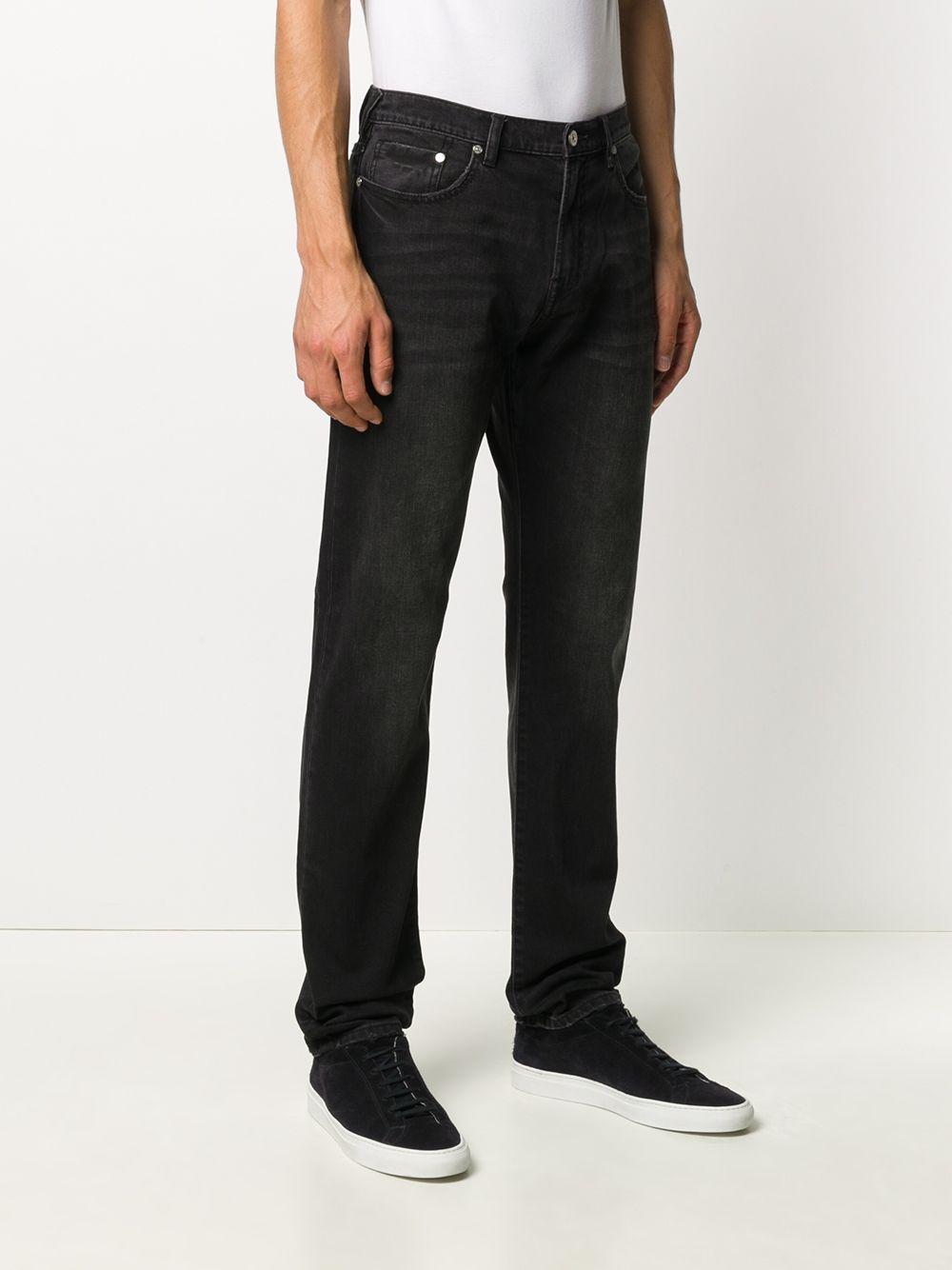 PS by Paul Smith Denim High-rise Straight Leg Jeans in Black for Men - Lyst