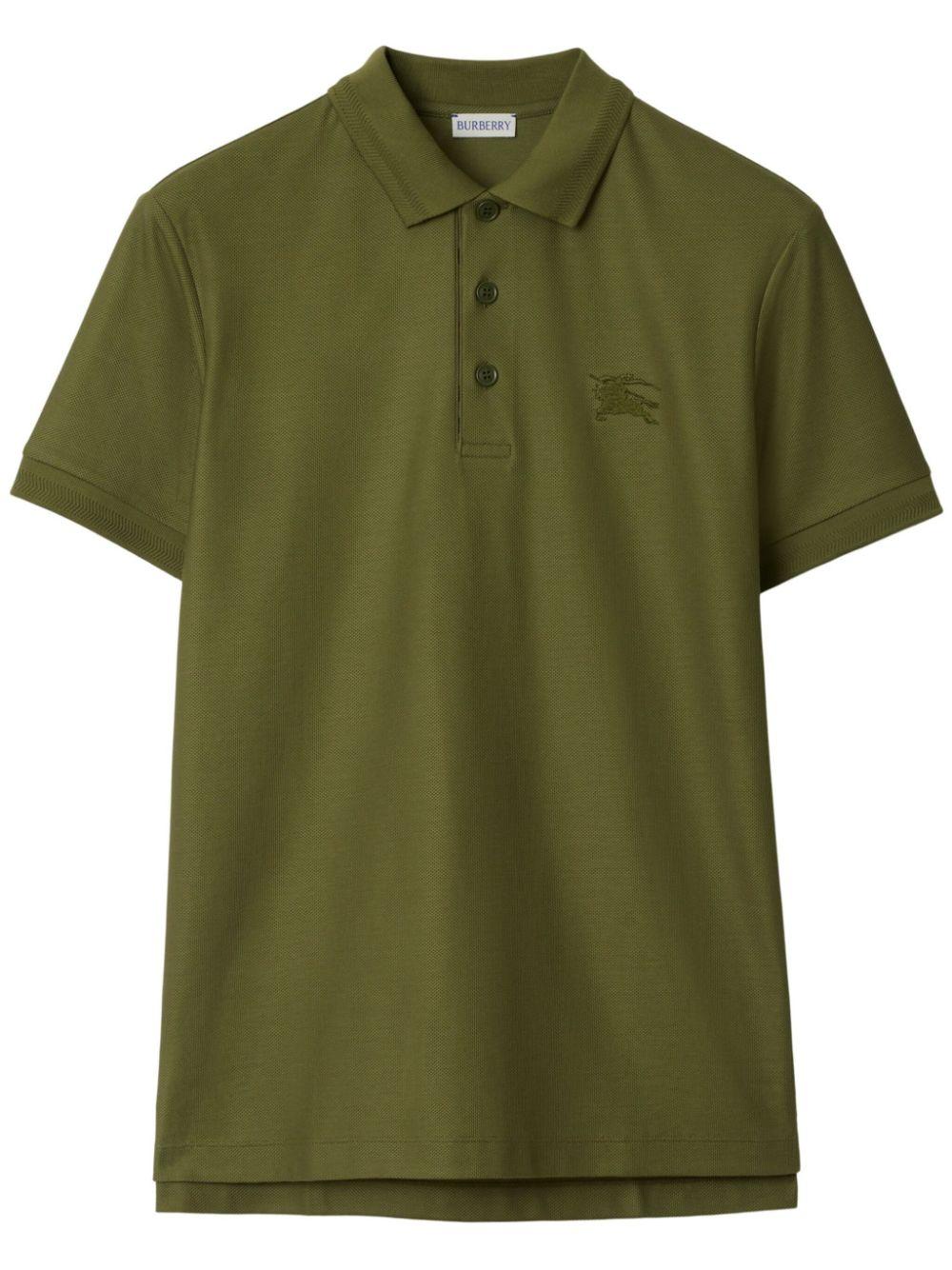 Burberry Cotton Polo Shirt in Green for Men Lyst UK