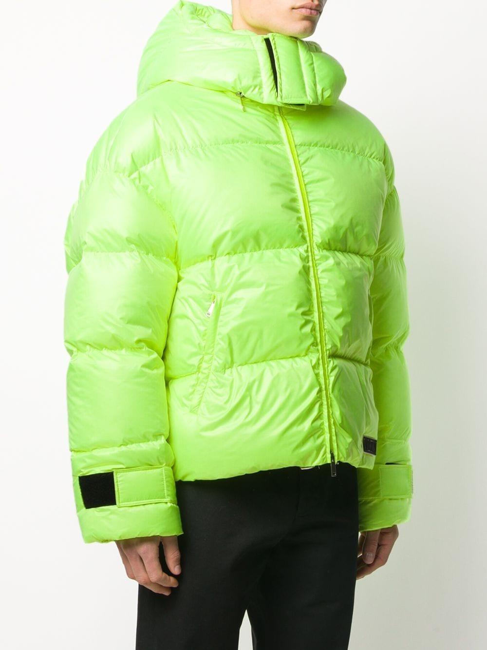 Valentino Synthetic Padded Puffer Jacket in Yellow for Men - Lyst