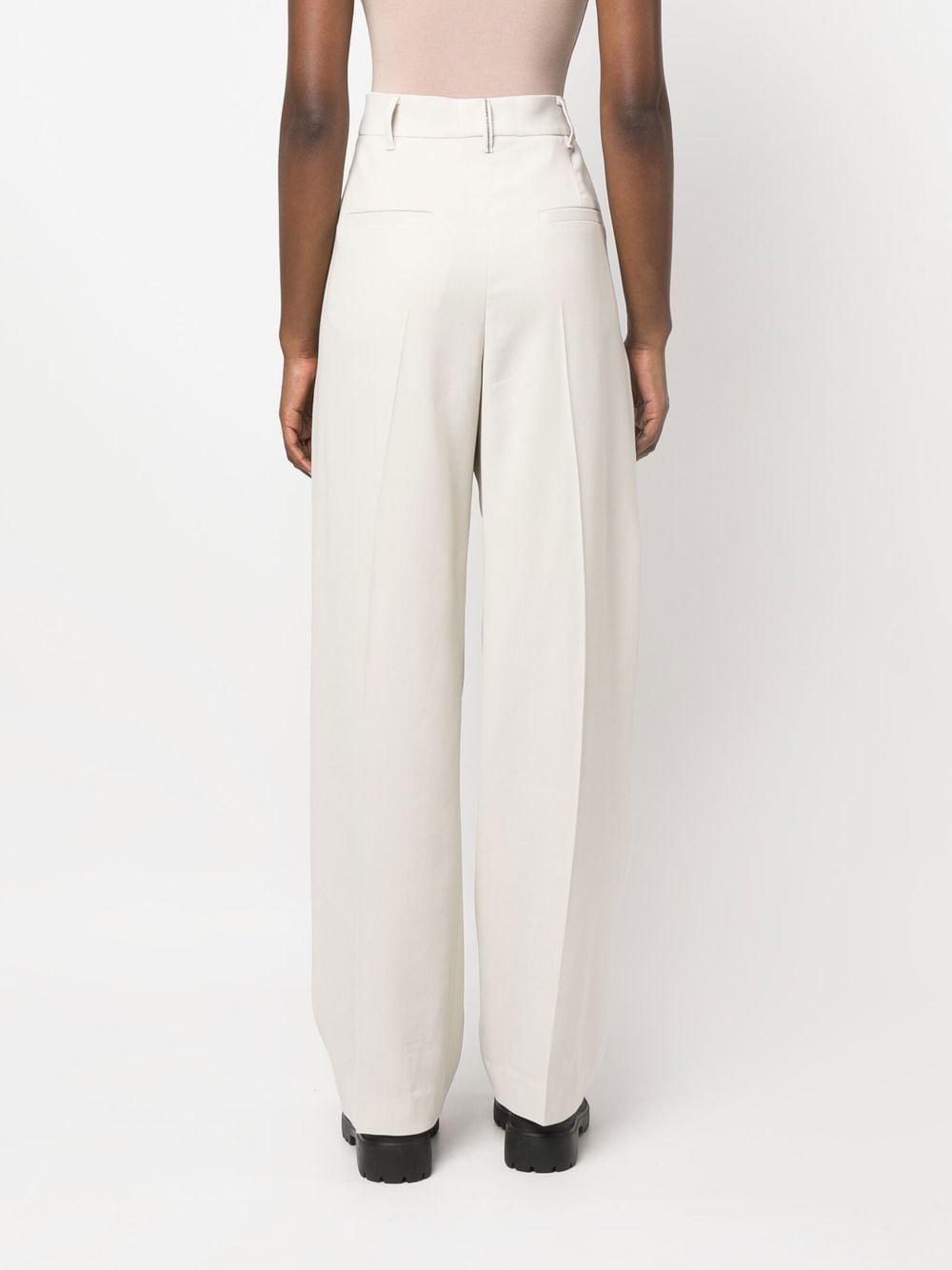 Womens Clothing Trousers Natural Brunello Cucinelli Exclusive To Mytheresa – Satin Wide-leg Pants in Beige Slacks and Chinos Wide-leg and palazzo trousers 