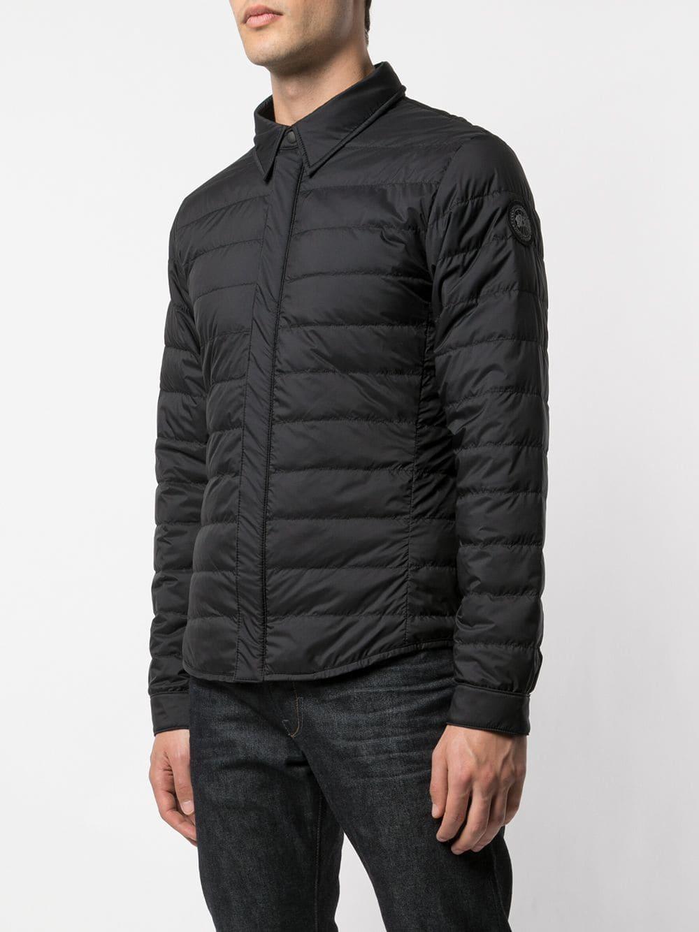 Canada Goose Goose Jackson Shirt Black Label Padded Jacket for Men | Lyst