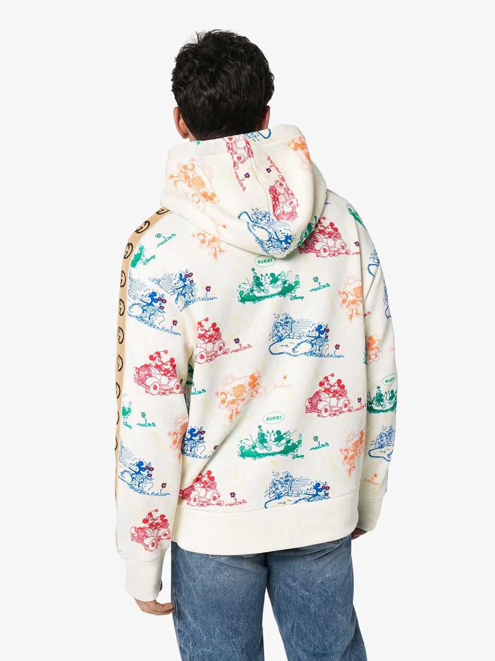 Gucci Cotton Mickey Mouse Print Hoodie 