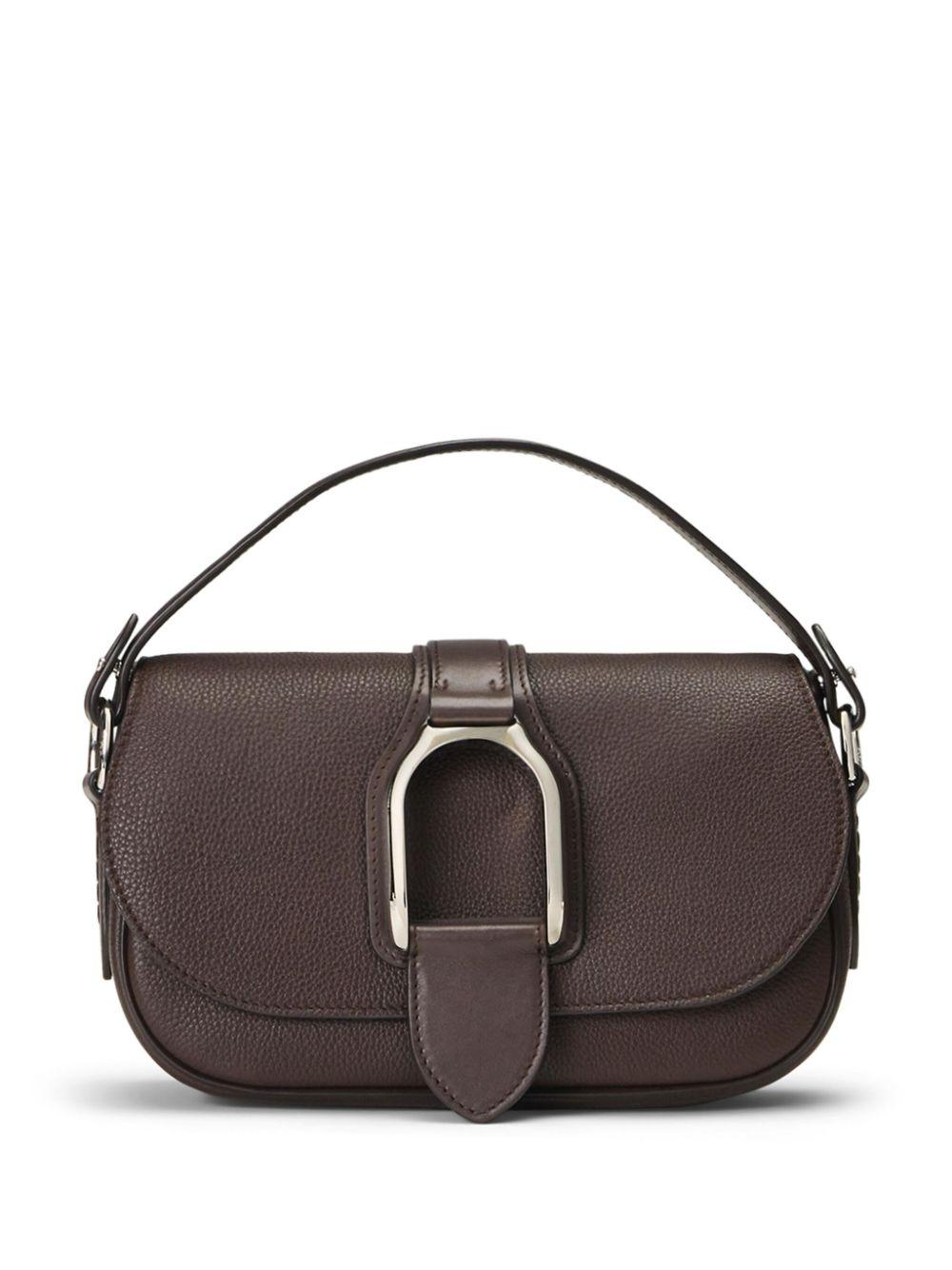 Ralph Lauren レディース ブラウン レイントン ショルダーバッグ M 