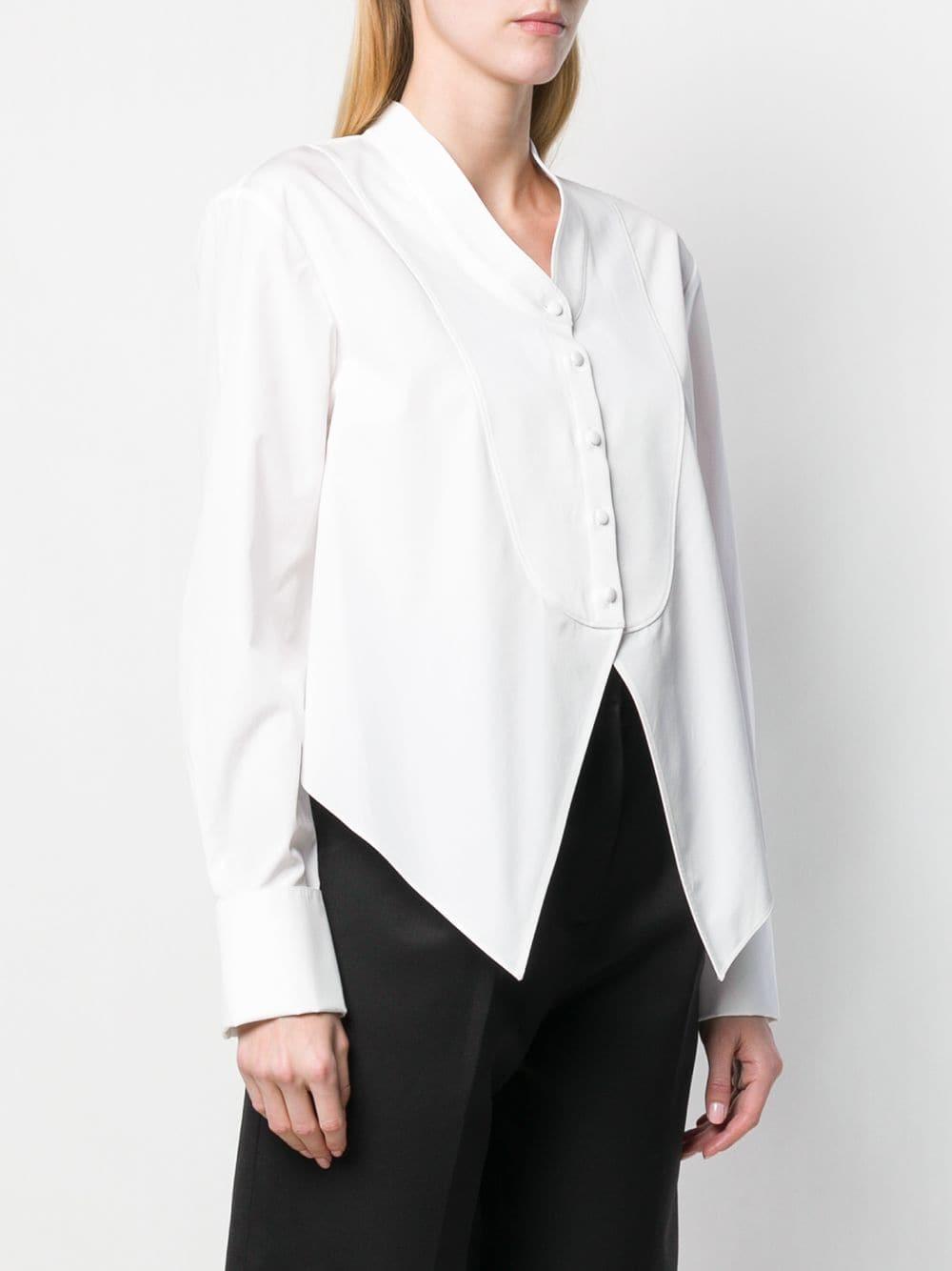 Lyst - Alexander Wang Plain Poplin Shirt in White