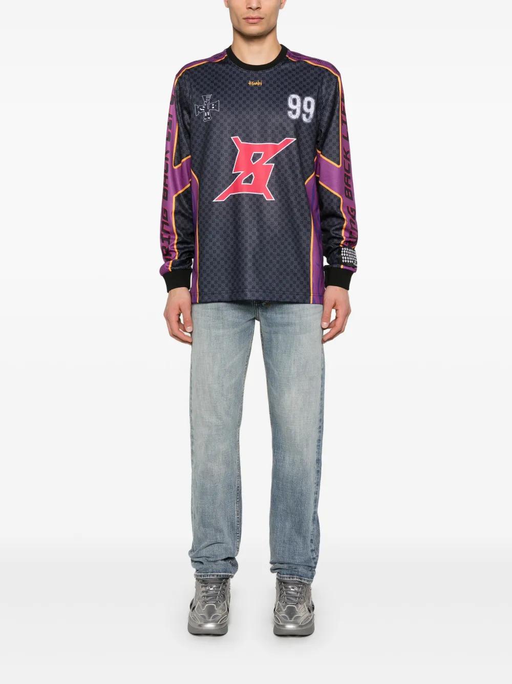 Ksubi Stringer Moto Jersey in Black for Men | Lyst