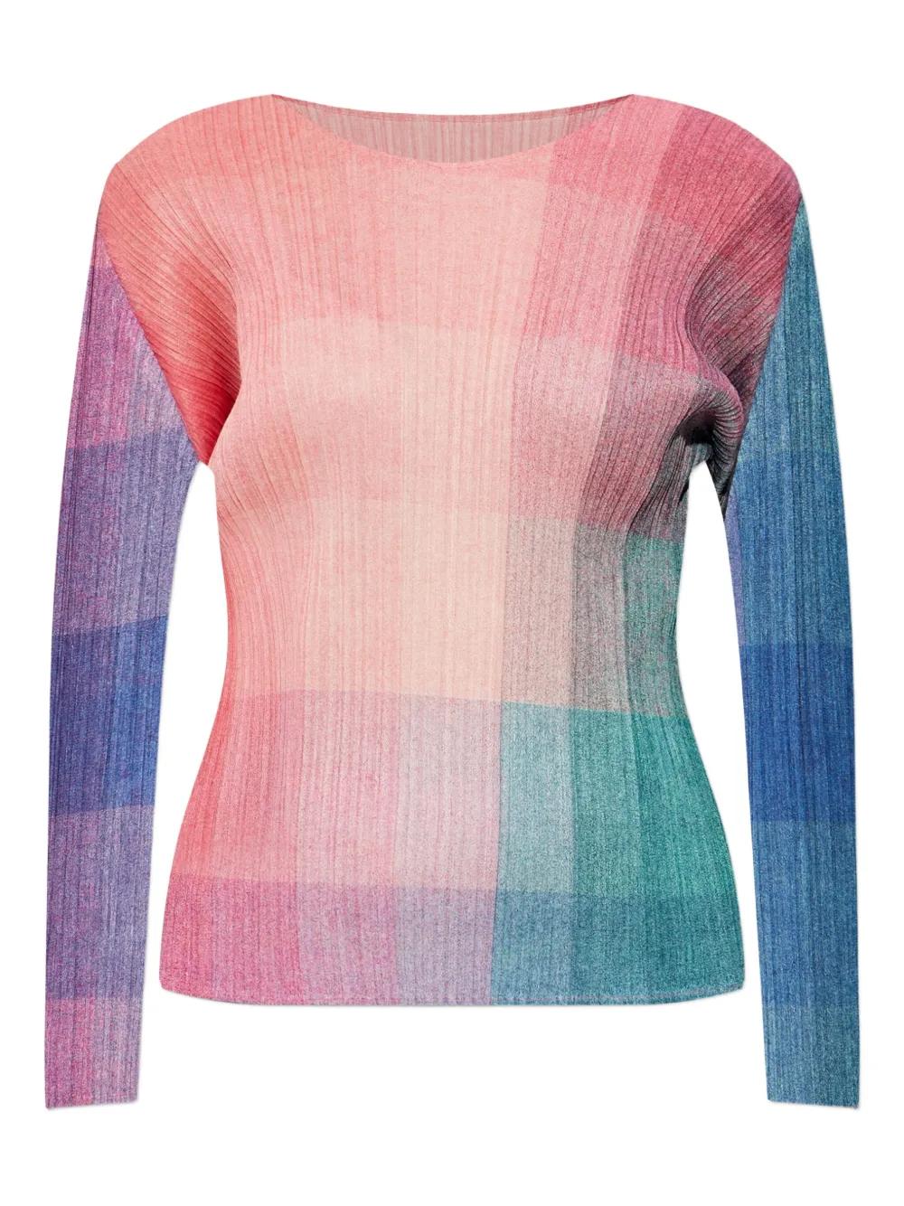 ISSEY MIYAKE ピンク タートルネック ノースリーブ PLEATS PLEASE プリーツプリーズ イッセイミヤケ PP14-JK672