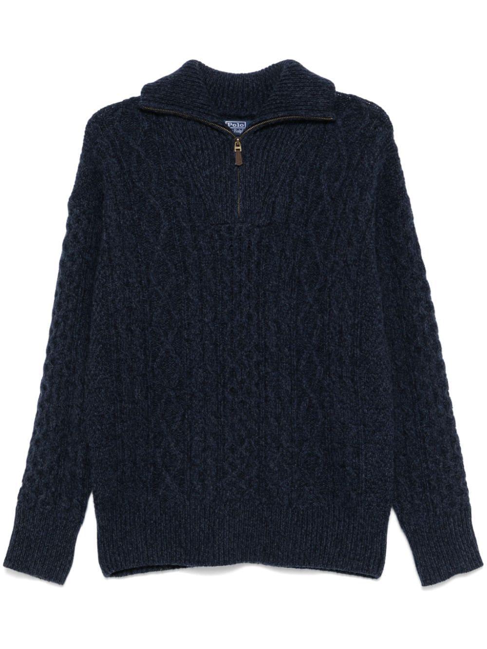 Polo Ralph Lauren Half Zip Sweater in Blue for Men Lyst UK