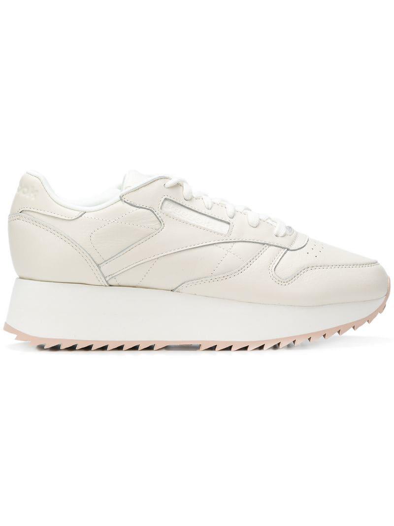 Lege med Fugtig Berettigelse Reebok Classic Platform Sneakers in White | Lyst