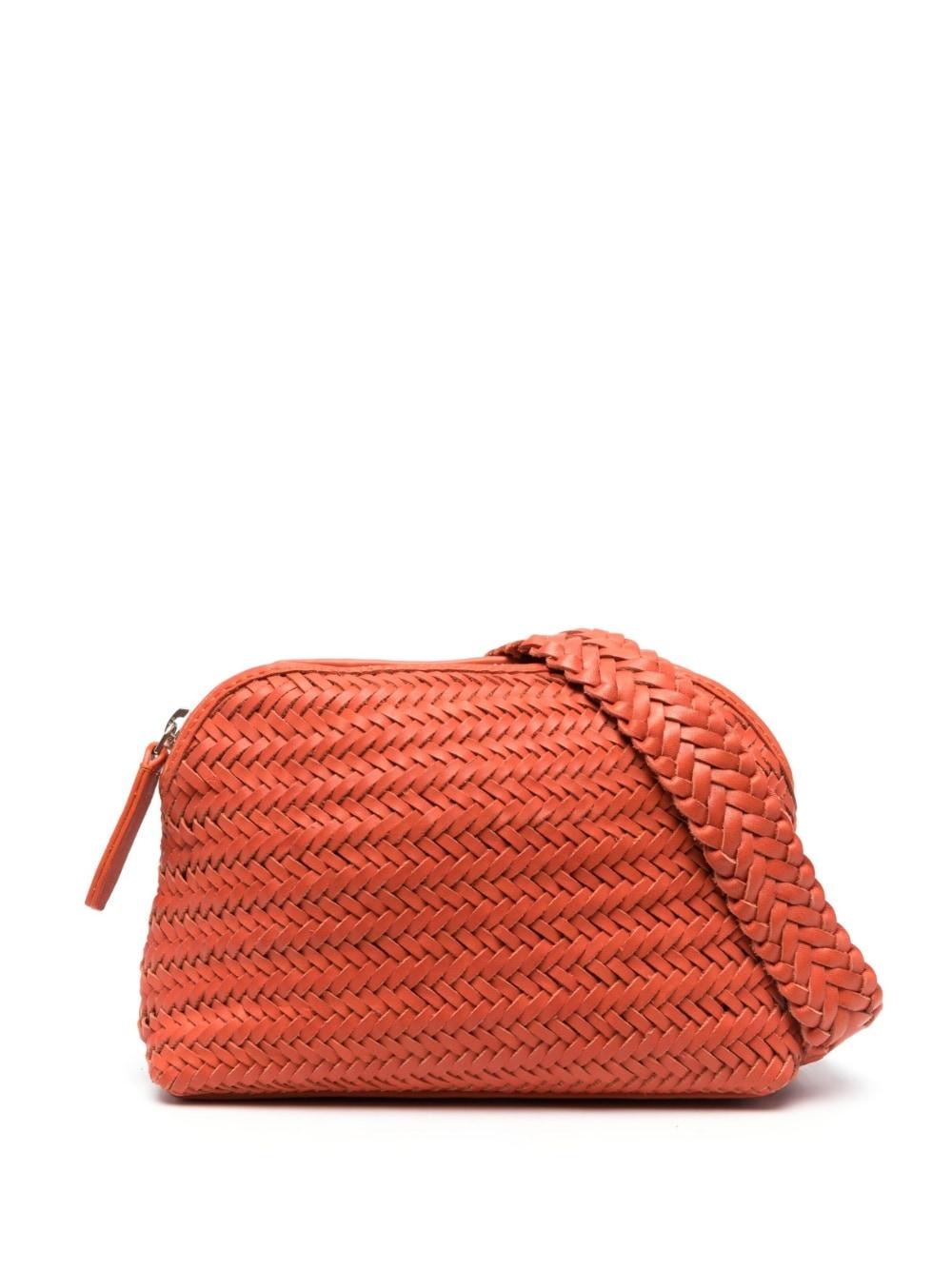 Dragon Diffusion Small Woven Leather Bag in Red Lyst