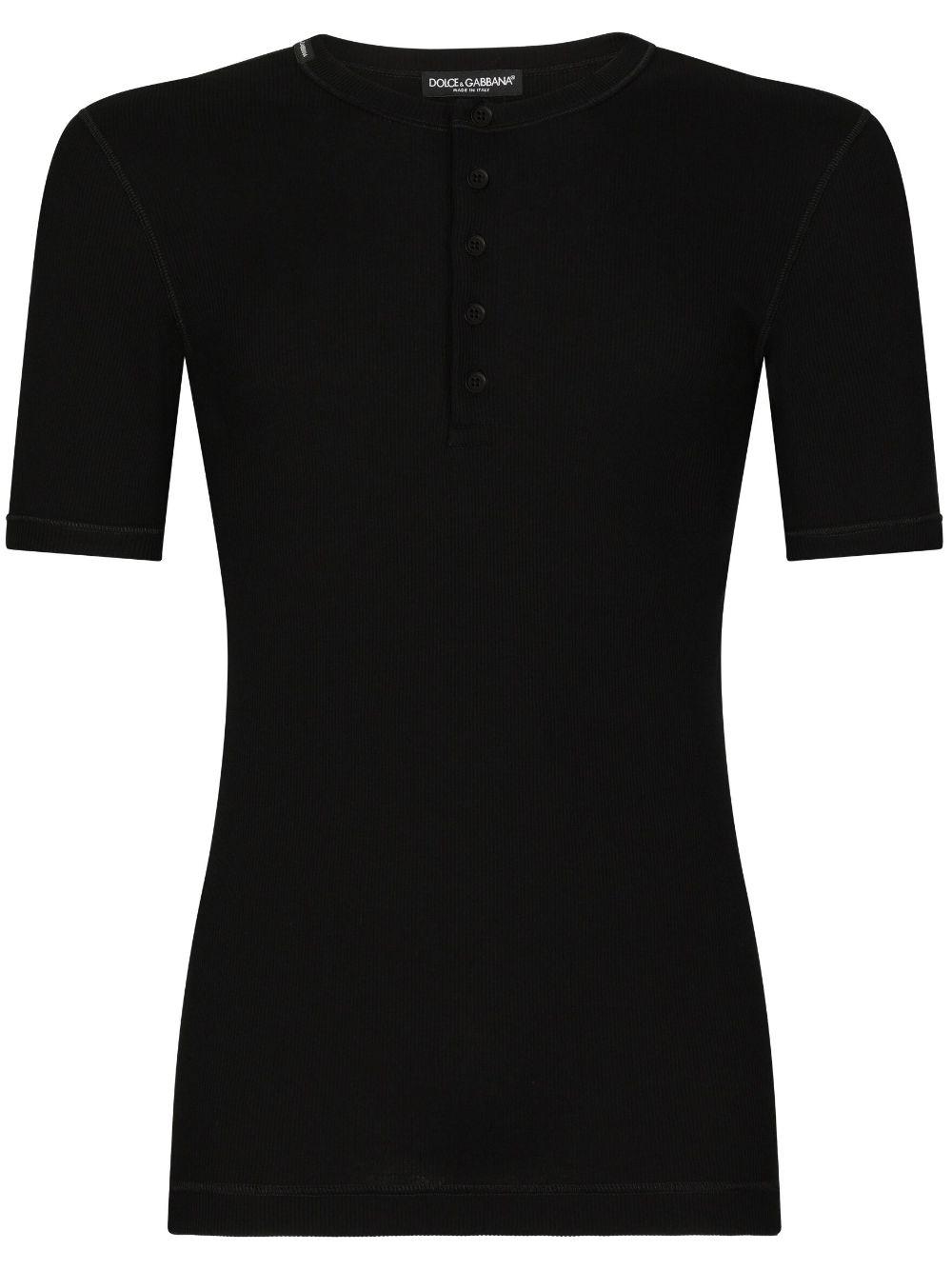 Dolce & Gabbana Button Placket T-shirt - Farfetch