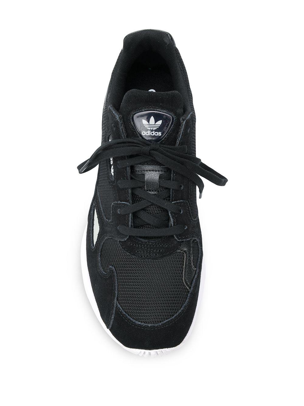 adidas Suede Falcon Black Womens Shoes | Lyst