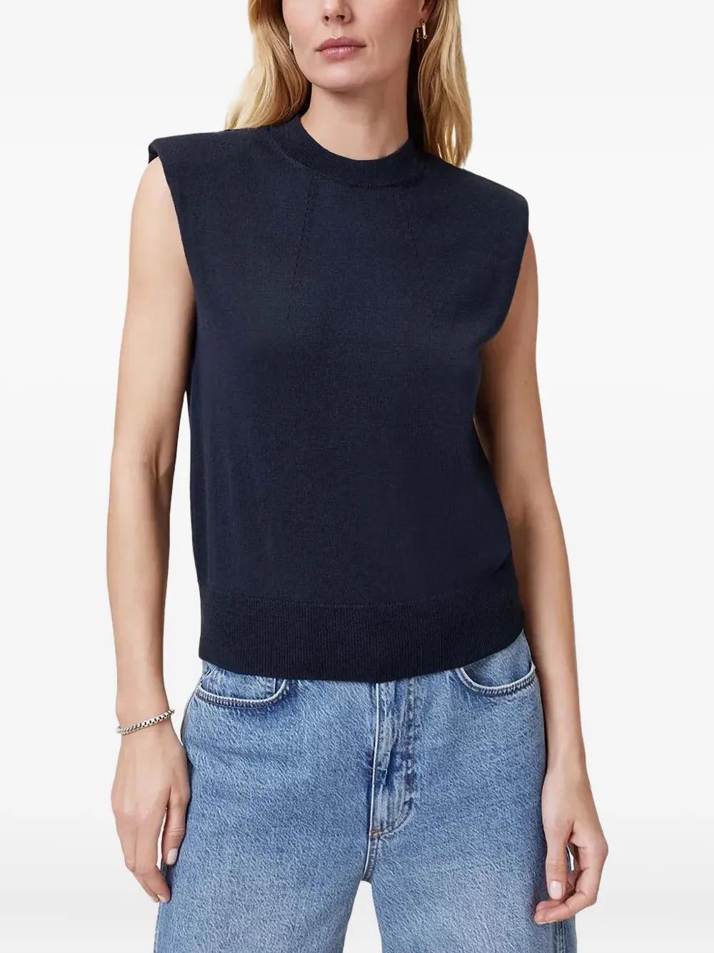 Tunique Noire All Saints Sans Manches - Épaule Dénudée - Taille UK 6, Neuf Sans étiquettes