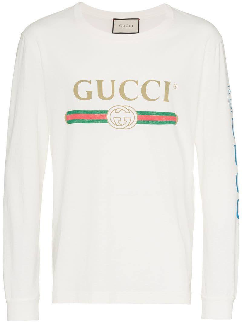 maglia gucci bianca