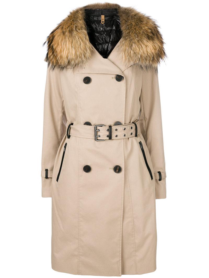 Mackage Cotton Karolina Trench Coat in Brown - Lyst